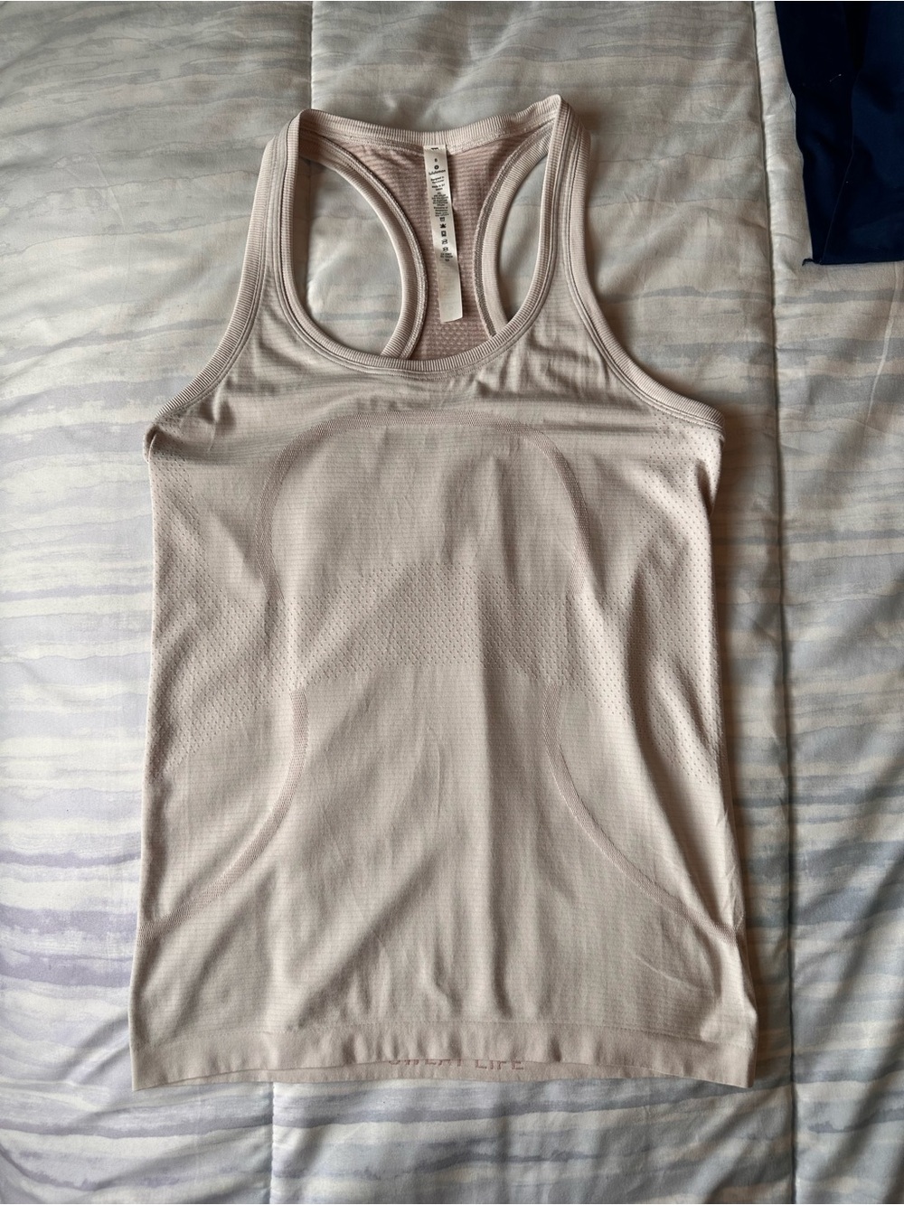 Lululemon Pale Blush Racerback Performance Tank